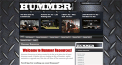 Desktop Screenshot of hummerresources.com
